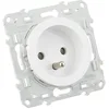 Image de Schneider Electric Schneider Electric S520059 Prise de courant avec terre 2 P+T avec éclipses Odace 230 V Blanc