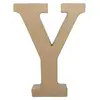 Image de Décopatch - Réf AC418O - Alphabet Papier Maché - Lettre minuscule humoristique "Y" - Amusant à décorer avec des papiers Décopatch, de la colle et du vernis, 5 x 22 x 23 cm - Marron