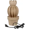 Image de Décopatch HD076C - Une Lampe à personnaliser - Support cactus en papier mâché à décorer - Branchement électrique inclus - Dimensions : 14x14x30,5cm