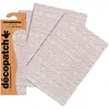 Image de Décopatch C717O - Une pochette de 3 feuilles de papier imprimé 30x40 cm, Fleurs