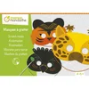 Image de Avenue Mandarine KC141C - Boite créative, Masques à gratter - Kit d'Activités Manuelles Créatives - Contient 5 Masques à Gratter - 5 Elastiques - 1 Stylet en bois - Notice - A partir de 4 ans