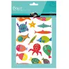 Image de Maildor AE037O -GOMMETTES Baby - 6 planches 14,8 x 21 cm - À parti de 2 ans - POISSONS (93 stickers)
