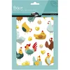 Image de MY MANDARINE AE211C -GOMMETTES Baby - 6 planches 14,8 x 21 cm - À parti de 2 ans - POULES (123 stickers)