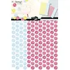 Image de Maildor AD030O - Un sachet M Design 2 planches stickers muraux 34,5x49 cm, Pois multicolore