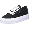 Image de DC Chaussures de skate manuelles pour femme, noir/blanc, 37 EU