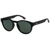 Image de Quiksilver Eliminator Polarized Lunettes Homme, Black/Green Plz, Taille unique