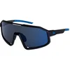 Image de Quiksilver Lunettes de soleil Slash pour homme, bleu marine/bleu flash, taille unique, Bleu marine/bleu flash, taille unique