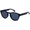 Image de Quiksilver Lunettes de soleil Eliminator pour homme, Bleu marine/bleu flash, taille unique