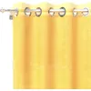 Image de Soleil d'ocre, Voilage à Oeillets 135x250 cm Alix Jaune radieux