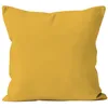 Image de Soleil d'ocre, ALIX Housse de coussin Polyester Jaune radieux 40x40 cm