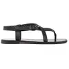 Image de The Kooples Sandals With Perforated Straps Black Size: 37 | Sandals Outlet | Dames | Zwart