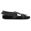 Image de The Kooples Leather Sandals With Fringes Black Size: 38 | Sandals Outlet | Dames | Zwart