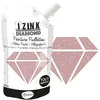 Image de Aladine - Izink Diamond - Peinture Pailletée - Ultra Concentrée en Paillettes - Décoration Tout Support - DIY et Loisirs Créatifs - Made in France - Gourde Souple 80 ml - Rose Poudre