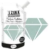 Image de Aladine - Izink Diamond - Peinture Pailletée - Ultra Concentrée en Paillettes - Décoration Tout Support - DIY et Loisirs Créatifs - Made in France - Gourde Souple 80 ml - Vert Pastel