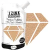 Image de Aladine - Izink Diamond - Peinture Pailletée - Ultra Concentrée en Paillettes - Décoration Tout Support - DIY et Loisirs Créatifs - Made in France - Gourde Souple 80 ml - Or Pastel