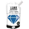 Image de Aladine - Izink Diamond - Peinture Pailletée - Ultra Concentrée en Paillettes - Décoration Tout Support - DIY et Loisirs Créatifs - Made in France - Gourde Souple 80 ml - Bleu