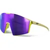 Image de Julbo Edge Lunettes de soleil unisexe pour adulte, Jaune fluo, L