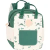 Image de Badabulle Sac à dos pour enfant pour l'école ou des balades, Bretelles ajustables, Etiquette pour le prénom, Nombreux rangements, Safari