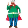 Image de Chaks- Déguisement-Costume Licence Abraracourcix 6 Pièces, Mens, CS964195/L, Taille L