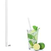 Image de COOK CONCEPT - KV7287 - Paille Transparente en Verre X4 Avec Goupillon Art de la Table Jetable Reutilisable Fete Evenement Celebration Anniversaire