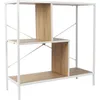Image de HOME DECO FACTORY - HD0078 - Etagere Edison Blanc 80X30X79.5Cm