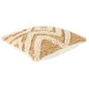 Image de HOME DECO FACTORY, TX0052 Coussin capitonné coton 40 x 40 cm Confort optimal, Design moderne, matériaux naturels, entretien facile, polyvalent, textile, jute beige