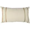 Image de HOME DECO FACTORY, TX0102 Coussin tressé blanc 30 x 50 cm - Design élégant, confort optimal, matériaux de qualité, entretien facile, tissu-polyester, beige, blanc