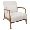 Image de HOME DECO FACTORY, HD0349, Salon Cotele Scott Beige, Softness, Mobilier, canapé et Fauteuil, 64,5x75x86 cm, Hauteur Assise 43 cm