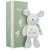 Image de KALOO - Peluche à Son Souris - Doudou de Naissance sonore Souris   avec Clochette intégrée   Grelot   28 cm   Matières recyclées - Compagnon câlin et ludique dès la Naissance - K210008