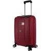 Image de METZELDER Neuf Valise Rigide CLICKER Coque Incassable 100% Polypropylène, Fermeture multipoints, Trolley extérieur Garantie 3 Ans, Rouge (Red), S - Small - 38L - 55x38x20cm - 3,2kg, Valise rigide