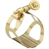 Image de Ligature Tradition plaquée or - clarinette basse