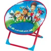 Image de Fun House Pat Patrouille Siège Lune Pliable pour Enfant, Polyester, Bleu, 54x45x47 cm