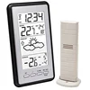 Image de La Crosse Technology WS9130 Station météo avec Températures Intérieur/Extérieur - Noir