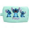 Image de DISNEY STITCH - Trousse de Toilette Aloha Lilo & Stitch - Format Médium - Idéal Rangement et Voyage - pour Enfant, Adolescent, Adulte - Bleu - Produit Officiel, Turquoise, Format moyen, Trousse