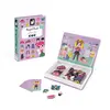 Image de Janod - Magneti'Book Fille - Jeu Educatif Magnétique 46 Pièces - Apprentissage Motricité Fine et Imagination - dès 3 ans, J02718