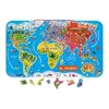 Image de Janod Puzzle Carte Du Monde Magnétique Version Espagnole