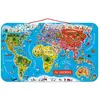 Image de Janod - Puzzle Carte du Monde Magnétique en Bois - 92 Pièces Aimantées - 70 x 43 cm - Version Italienne - Jeu éducatif dès 7 ans, J05513