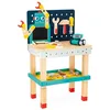 Image de Janod - Grand Établi Robot Brico'Kids - Jeu de Bricolage Enfant - 51 Accessoires + 3 Outils +1 Robot - Jeu d'Imitation - Développe la Motricité Fine - Dès 36 Mois,J06457