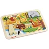 Image de Janod - Chunky Puzzle en Bois Animaux du Zoo - 7 Pièces - Développement Motricité Fine et Concentration - Dès 18 Mois, J07022