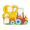 Image de Janod Puzzle en Bois pour Cacher le Tracteur-5 Portes à Ouvrir-Développer la motricité fine-Jouet évolutif pour Enfants-à partir de 12 mois-J07128, J07128