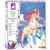 Image de Janod - Coffret Peinture Par Numéro Licornes - 2 Tableaux à Réaliser - Les Ateliers du Calme - Kit Loisir Créatif Enfant - dès 7 Ans, J07985
