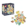 Image de Janod - Set de 24 Magnets Tropicaux Tropik - Jouet d'Eveil en Bois - Jouet Magnétique - Imagination et Motricité Fine - Certifié FSC- Dès 2 Ans, J08274