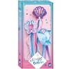 Image de Janod - Magic Ocean - 3 baguettes sirène à créer soi-même - Activité de loisirs créatifs pour enfants - Kit d'art et d'artisanat - Avec rubans, perles et paillettes - Univers magique - Ensemble pour