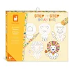 Image de Janod - Step by Step Drawing - Apprendre à dessiner - 20 Modèles Animaux - Kit Dessin Enfant - Apprentissage Dessin et Concentration   Dès 6 ans   J09155