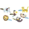 Image de Janod 6 Pinces à Cheveux Paillettes Animaux Exotiques