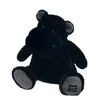 Image de Histoire d'Ours - Peluche Hippopotame - Hip'Star - Noir - 40 Cm - Grande Peluche Douce et Chic pour les Calins - Idée Cadeau de Naissance et Anniversaire pour Fille et Garçon - L'HIPPO - HO3106