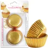 Image de ScrapCooking - Lot de 48 Caissettes Dorées pour Cupcakes & Muffins - Décorations Étuis Tasses en Papier pour Pâtisseries - Caissettes de Présentation - Couleur Or - 5068