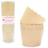 Image de SCRAP COOKING - Lot de 25 Caissettes de Cuisson pour Cupcakes & Muffins - Couleur Papier Kraft - Décorations Étuis Tasses pour Pâtisseries - Tenue en Cuisson Four Beige - 5079