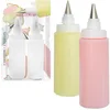 Image de SCRAP COOKING - 2 Flacons Squeezers + Douilles 185 ml - Bouteille Pâtisserie - Pour Glaçages, Gâteaux, Biscuits, Sablés, Desserts - Sauce Chocolat - Plastique Alimentaire Flexible Cuisine - 5165
