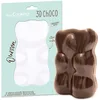 Image de ScrapCooking - Moule Rigide Chocolat Ourson - Moule 3D Choco pour Créer Ourson Guimauve XXL - Accessoire Pâtisserie Qualité Professionnelle - 6756